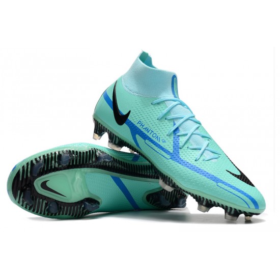 Kopacky Nike Phantom GT Elite Dynamic Fit FG High Turqoise Modrý Pánské