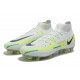 Kopacky Nike Phantom GT Elite Dynamic Fit FG High Bílý Zelená Pánské