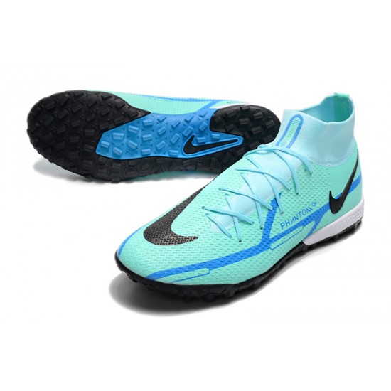 Kopacky Nike Phantom GT Elite Dynamic Fit TF High Černá Turqoise Modrý Pánské