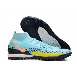 Kopacky Nike Phantom GT Elite Dynamic Fit TF High Černá Turqoise Žlutý Pánské 