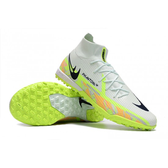 Kopacky Nike Phantom GT Elite Dynamic Fit TF High Šedá Zelená Pánské