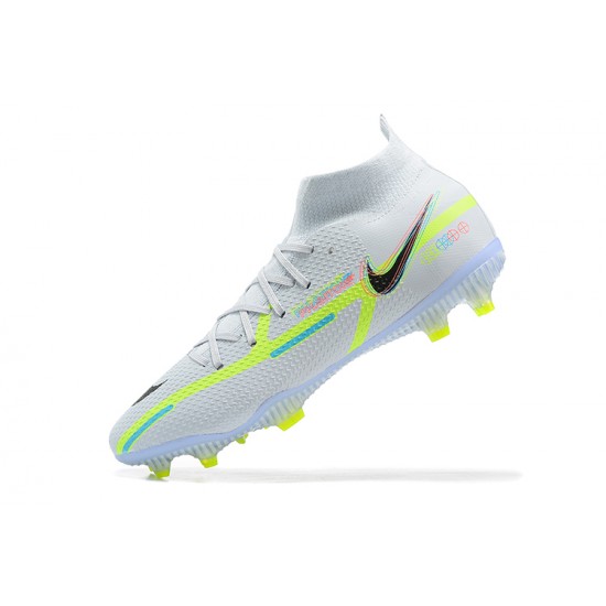 Kopacky Nike Phantom GT2 Dynamic Fit Elite FG Béžový Žlutý Černá Červené High Pánské