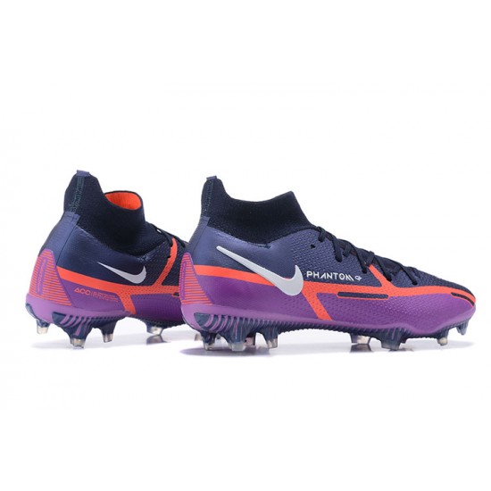 Kopacky Nike Phantom GT2 Dynamic Fit Elite FG Nachový Oranžovýý Černá Bílý High Pánské