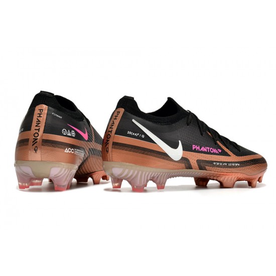 Kopacky Nike Phantom GT Elite FG Low Černá Hnědý Pánské