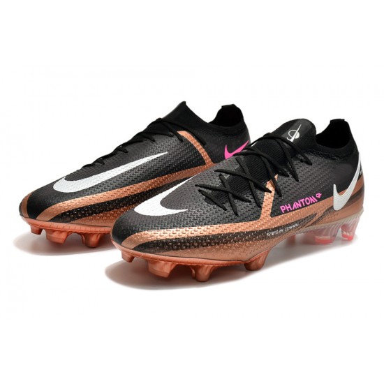 Kopacky Nike Phantom GT Elite FG Low Černá Hnědý Pánské