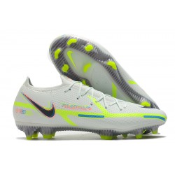 Kopacky Nike Phantom GT Elite FG Low Bílý Zelená Pánské 