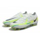 Kopacky Nike Phantom GT Elite FG Low Bílý Zelená Pánské