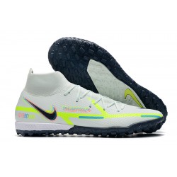 Kopacky Nike Phantom GT2 Elite Dynamic Fit TF High Bílý Zelená Černá Pánské 