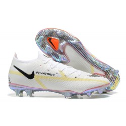 Kopacky Nike Phantom GT2 Elite FG Černá Bílý Žlutý Low Pánské 