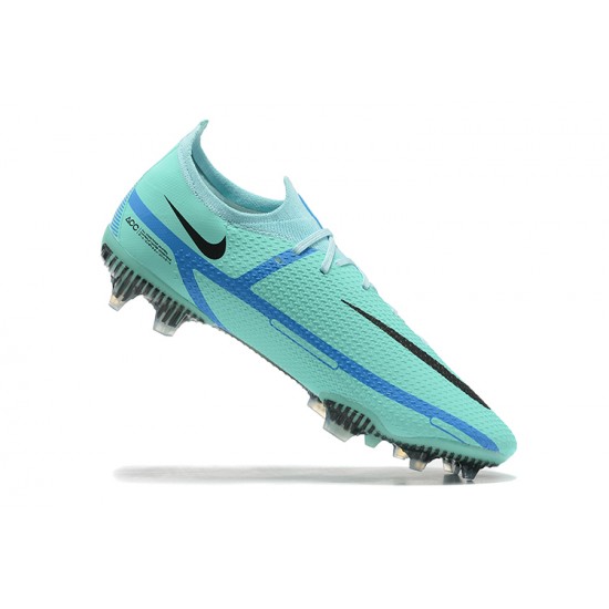 Kopacky Nike Phantom GT2 Elite FG Modrý Černá Zelená Low Pánské