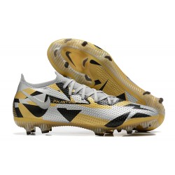 Kopacky Nike Phantom GT2 Elite FG Zlato Šedá Černá Low Pánské 