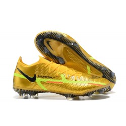 Kopacky Nike Phantom GT2 Elite FG Zlato Žlutý Černá Low Pánské 