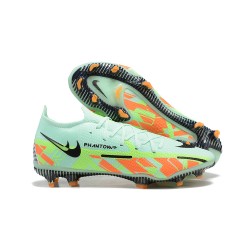 Kopacky Nike Phantom GT2 Elite FG LightZelená Oranžovýý Černá Žlutý Low Pánské 