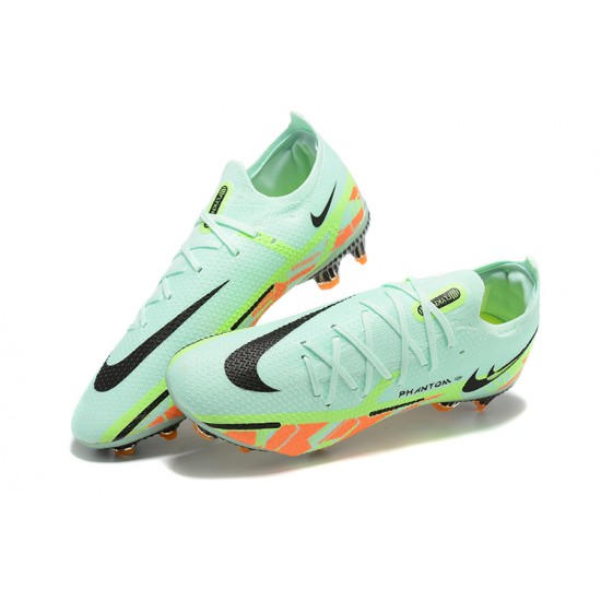 Kopacky Nike Phantom GT2 Elite FG LightZelená Oranžovýý Černá Žlutý Low Pánské