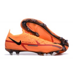 Kopacky Nike Phantom GT2 Elite FG Oranžovýý Černá Červené Low Pánské 