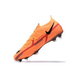 Kopacky Nike Phantom GT2 Elite FG Oranžovýý Černá Červené Low Pánské 