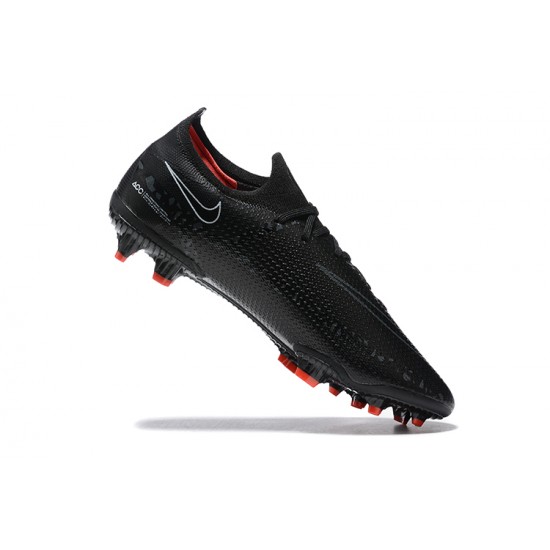 Kopacky Nike Phantom GT2 Elite FG Bílý Černá Oranžovýý Low Pánské