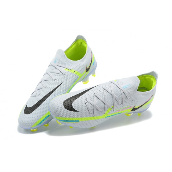 Kopacky Nike Phantom GT2 Elite FG Bílý Černá Žlutý Růžový Modrý Low Pánské