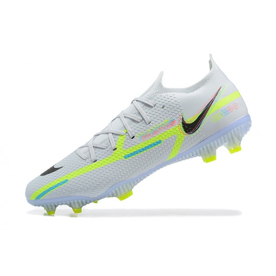 Kopacky Nike Phantom GT2 Elite FG Bílý Černá Žlutý Růžový Modrý Low Pánské