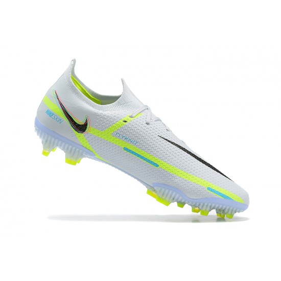 Kopacky Nike Phantom GT2 Elite FG Bílý Černá Žlutý Růžový Modrý Low Pánské