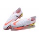 Kopacky Nike Phantom GT2 Elite FG Bílý Oranžovýý Žlutý Černá Low Pánské