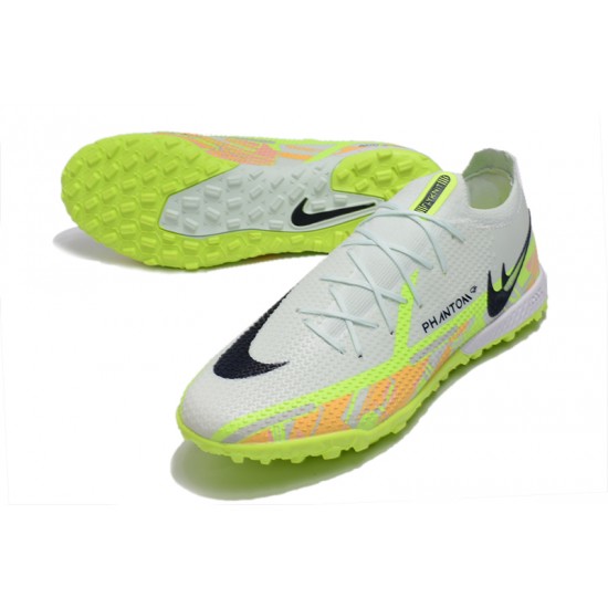 Kopacky Nike Phantom GT2 Elite TF Low Šedá Zelená Pánské