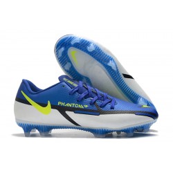 Kopacky Nike Phantom GT2 FG Low Dark Modrý Bílý Pánské 