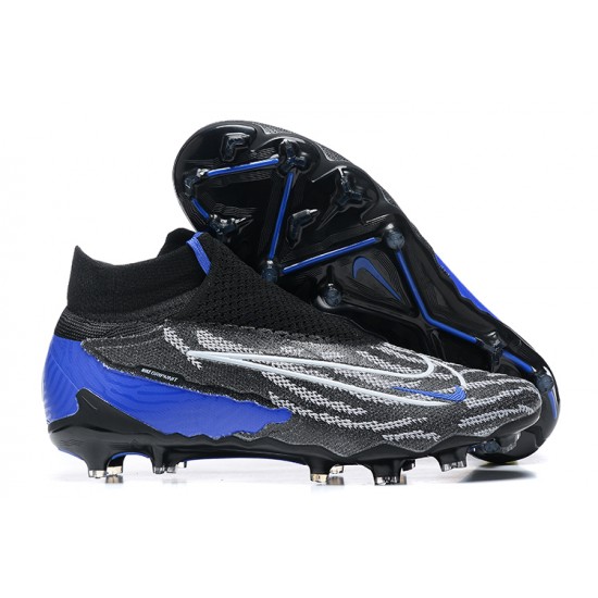 Kopacky Nike Phantom GX Elite DF Link FG Černá Bílý Modrý High  Pánské