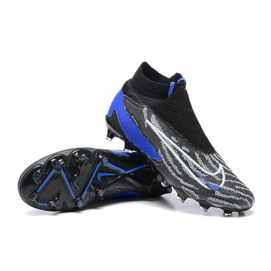 Kopacky Nike Phantom GX Elite DF Link FG Černá Bílý Modrý High  Pánské