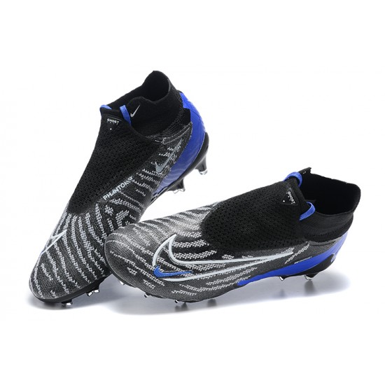 Kopacky Nike Phantom GX Elite DF Link FG Černá Bílý Modrý High  Pánské