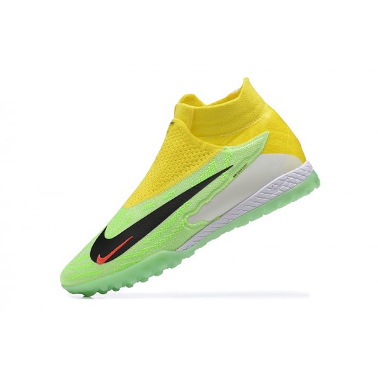 Kopacky Nike Phantom GX Elite DF Link TF Černá Žlutý Zelená Oranžovýý High  Pánské