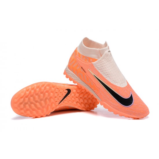 Kopacky Nike Phantom GX Elite DF Link TF Fuchsia Oranžovýý Černá High  Pánské