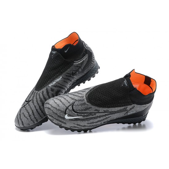 Kopacky Nike Phantom GX Elite DF Link TF Šedá Černá High  Pánské