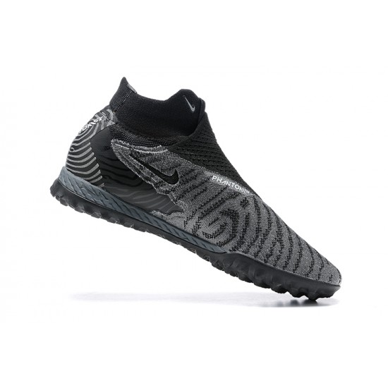 Kopacky Nike Phantom GX Elite DF Link TF Šedá Černá High  Pánské