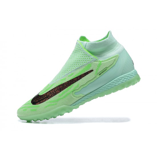 Kopacky Nike Phantom GX Elite DF Link TF Zelená Černá LightZelená High  Pánské