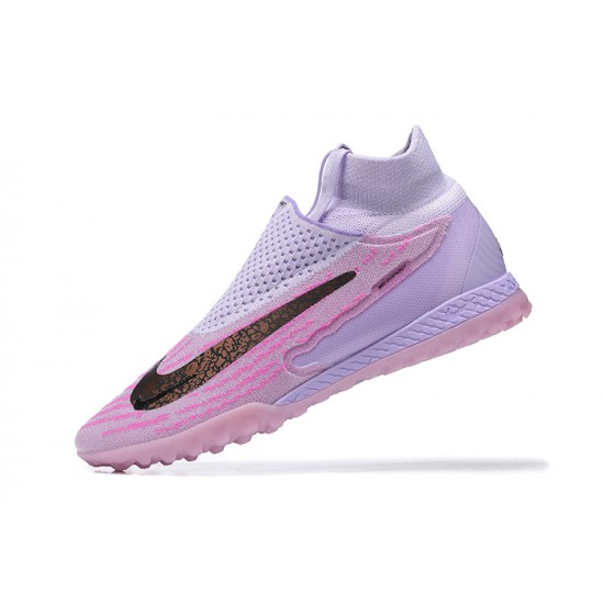 Kopacky Nike Phantom GX Elite DF Link TF LightNachový Růžový High  Pánské