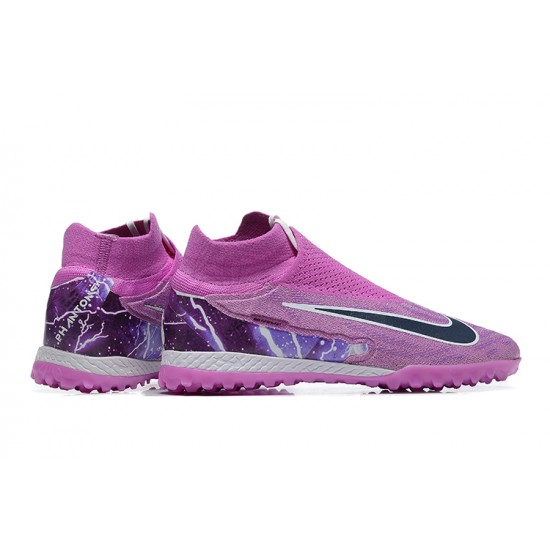 Kopacky Nike Phantom GX Elite DF Link TF Nachový Černá Bílý High  Pánské