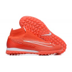 Kopacky Nike Phantom GX Elite DF Link TF Červené Bílý High  Pánské