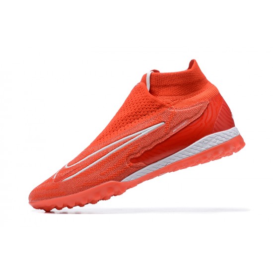 Kopacky Nike Phantom GX Elite DF Link TF Červené Bílý High  Pánské