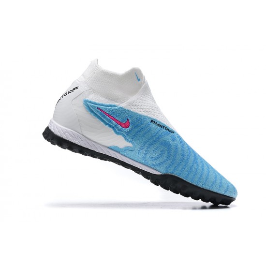 Kopacky Nike Phantom GX Elite DF Link TF Bílý Modrý Růžový Černá High  Pánské