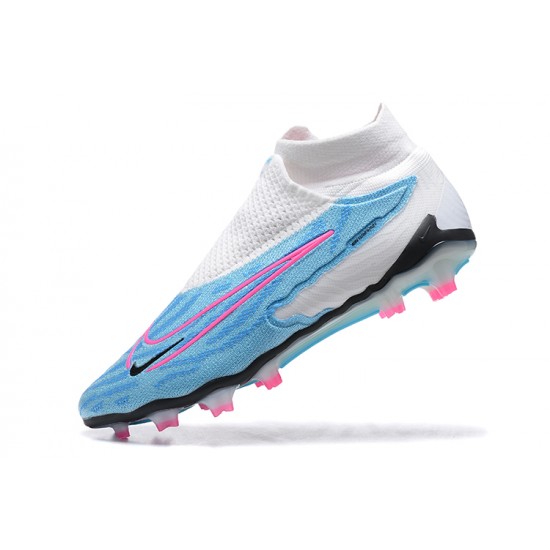 Kopacky Nike Phantom GX Elite FG Černá LightModrý Růžový High  Pánské