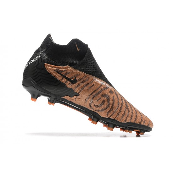 Kopacky Nike Phantom GX Elite FG Černá LightOranžovýý High  Pánské