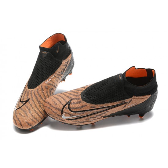 Kopacky Nike Phantom GX Elite FG Černá LightOranžovýý High  Pánské