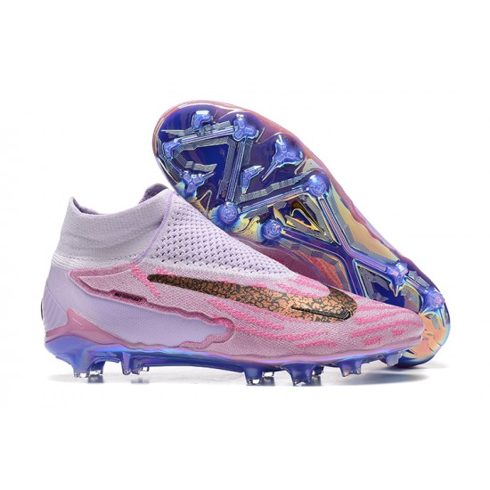 Kopacky Nike Phantom GX Elite FG Černá LightNachový Růžový Zelená High  Pánské