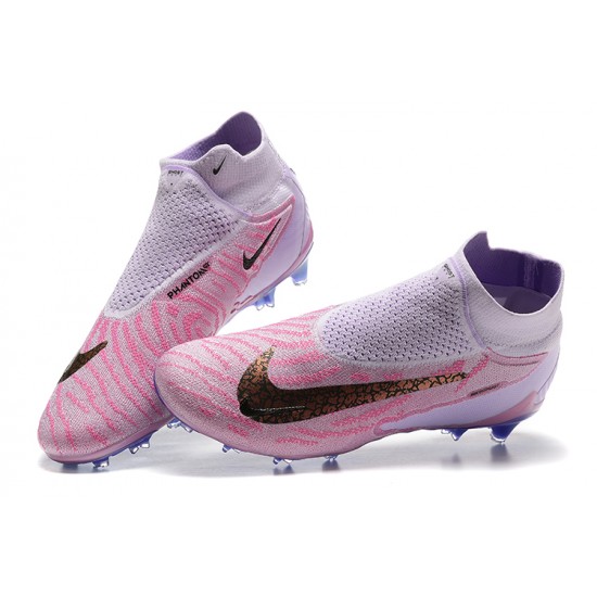 Kopacky Nike Phantom GX Elite FG Černá LightNachový Růžový Zelená High  Pánské