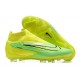 Kopacky Nike Phantom GX Elite FG Černá LightŽlutý Zelená High  Pánské