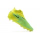 Kopacky Nike Phantom GX Elite FG Černá LightŽlutý Zelená High  Pánské