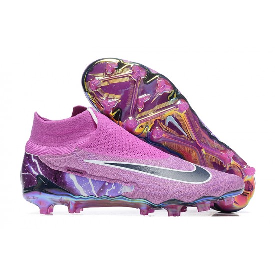 Kopacky Nike Phantom GX Elite FG Černá Bílý Nachový High  Pánské