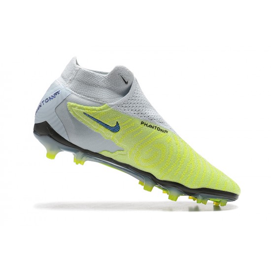 Kopacky Nike Phantom GX Elite FG Šedá Zelená High  Pánské