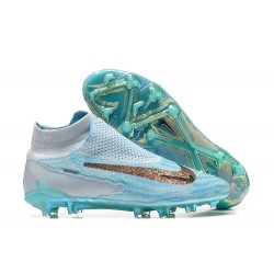 Kopacky Nike Phantom GX Elite FG Šedá LightModrý LightZelená High  Pánské